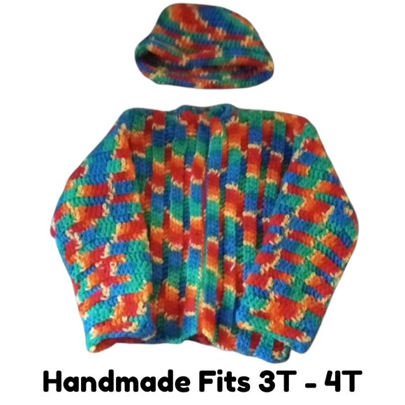 Handmade Sweater & Hat Set - Picture 1 of 5